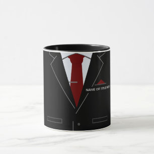 Individuelle Name Business Tasse Geschenk mit schw