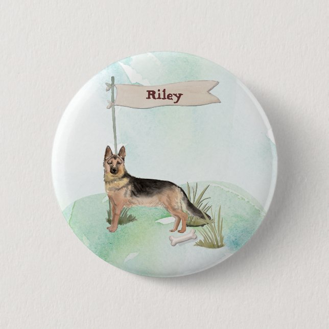 Individuelle Name Button (Vorderseite)