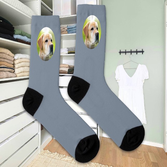 Individuelle Name Cat Dog Foto Modernes Personalis Socken (Von Creator hochgeladen)