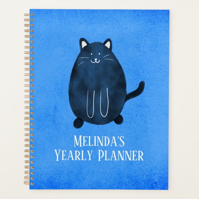 Individuelle Name Cat Planner Planer (Vorderseite)