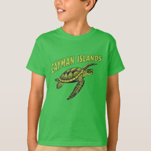 Individuelle Name Cayman Islands Turtle T-Shirt
