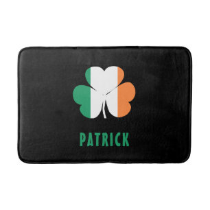 Individuelle Name Celtic Ireland Kleeblatt Irish F Badematte