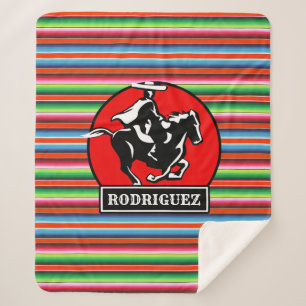 Individuelle Name Charro Horse Spanisch Mexikanisc Sherpadecke