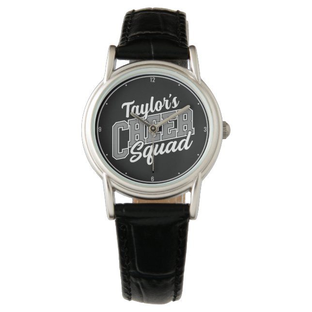 Individuelle Name Cheerleader School Varsity Cheer Armbanduhr (Vorderseite)