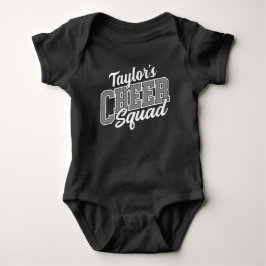 Individuelle Name Cheerleader School Varsity Cheer Baby Strampler