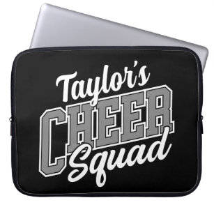 Individuelle Name Cheerleader School Varsity Cheer Laptopschutzhülle
