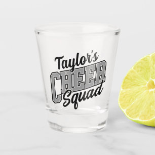Individuelle Name Cheerleader School Varsity Cheer Schnapsglas