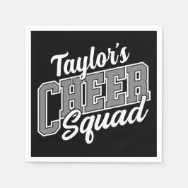 Individuelle Name Cheerleader School Varsity Cheer Serviette