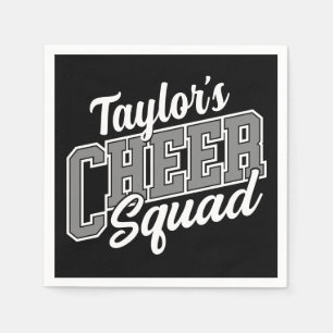 Individuelle Name Cheerleader School Varsity Cheer Serviette