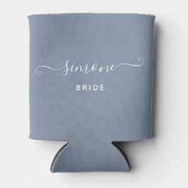 Individuelle Name Chic Script Wedding Bride Dusty  Dosenkühler