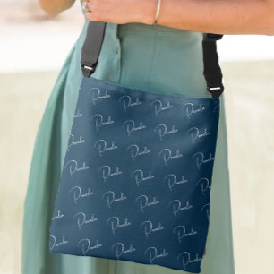 Individuelle Name Chic Tragetaschen Mit Langen Trägern