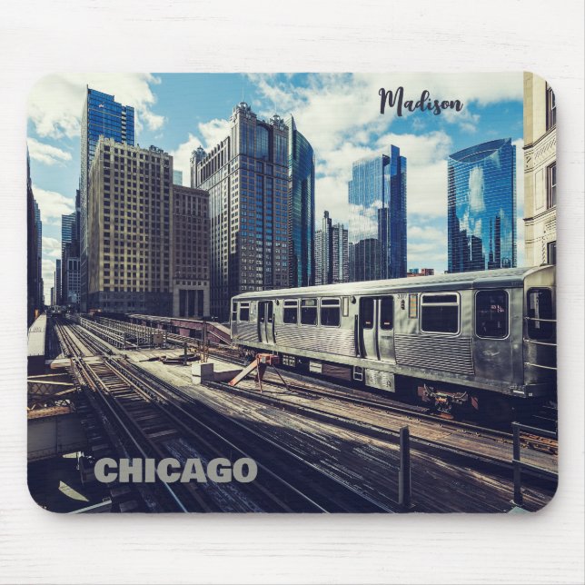 Individuelle Name Chicago USA Mousepad (Vorne)