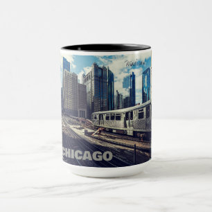 Individuelle Name Chicago USA Tasse