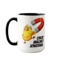 Individuelle Name Chick Magnet Tasse