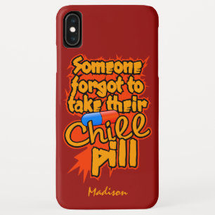 Individuelle Name Chill Pilletelefons Case-Mate iPhone Hülle