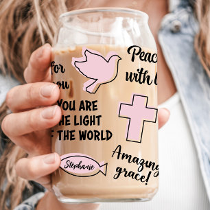 Individuelle Name christlich Affirmations Dosenglas