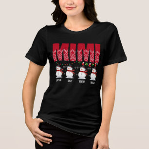 Individuelle Name Christmas Mimi Tri-Blend Shirt