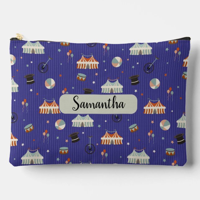 Individuelle Name Circus Zubehörtasche (Vorderseite)