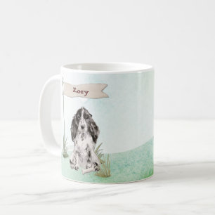 Individuelle Name Cocker Spanisch Haustier Hund Kaffeetasse