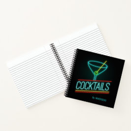 Individuelle Name COCTAILS Notizbuch