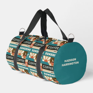 Individuelle Name-Coffee-Quotes Duffle Bag