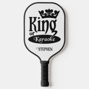 Individuelle Name & Color King of Karaoke Pickleball Schläger
