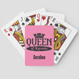 Individuelle Name & Colour Queen von Karaoke Spielkarten
