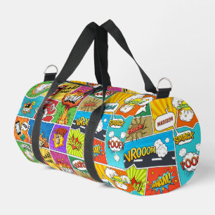 Individuelle Name Comic Duffle Bag