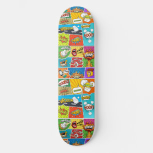 Individuelle Name Comic Skateboard