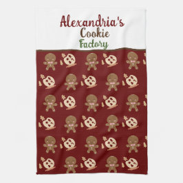 Individuelle Name Cookie Factory Quote Koch Kochen Geschirrtuch