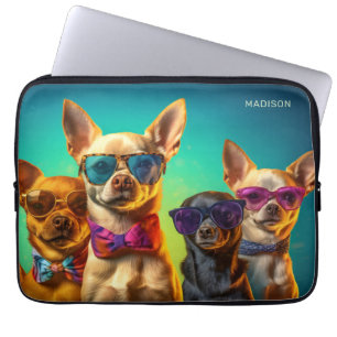 Individuelle Name Cool Hunde Laptopschutzhülle