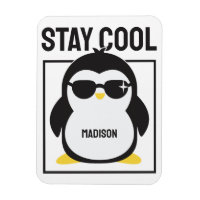 Individuelle Name cool Pinguin