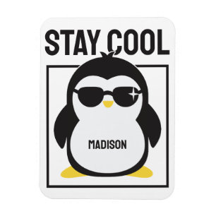 Individuelle Name cool Pinguin Magnet