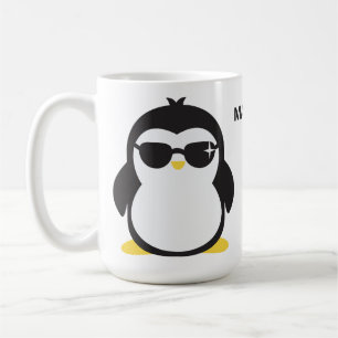 individuelle Name coole Pinguin-Tasse Kaffeetasse
