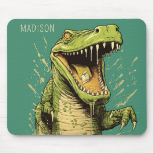 Individuelle Name Crocodile Mousepad