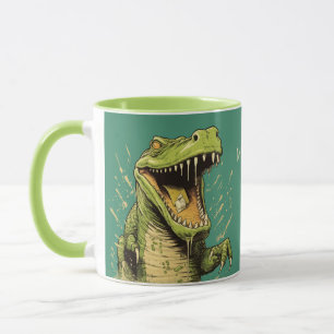 Individuelle Name Crocodile Tasse