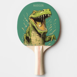 Individuelle Name Crocodile Tischtennis Schläger