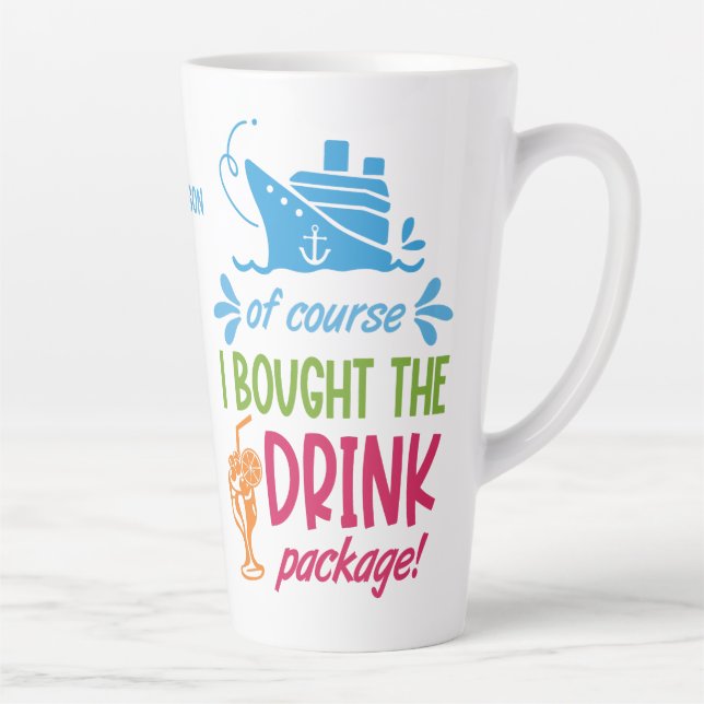 Individuelle Name Cruise Drinks Milchtasse (Rechts)