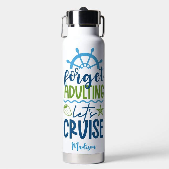 Individuelle Name Cruise Trinkflasche (Vorderseite)