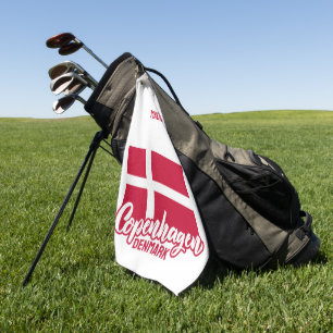 Individuelle Name Dänemark Golfhandtuch