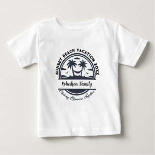 Individuelle Name Datum Position Matching Family B Baby T-shirt