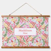 Individuelle Name Deco Colorful Blumencocktail Kin