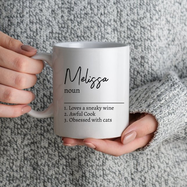 Individuelle Name-Definition-Geschenk für Mama Fri Kaffeetasse (Von Creator hochgeladen)