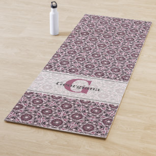 Individuelle Name Deko Dusky Rose Cherry Blossom M Yogamatte