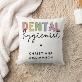 Individuelle Name Dental Hygienist RDH Geschenke  Kissen