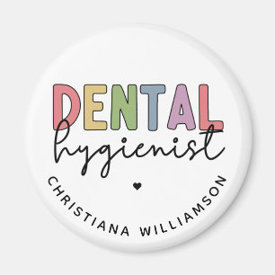Individuelle Name Dental Hygienist RDH Geschenke Magnet