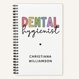 Individuelle Name Dental Hygienist RDH Geschenke Notizbuch