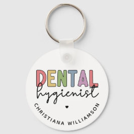 Individuelle Name Dental Hygienist RDH Geschenke Schlüsselanhänger