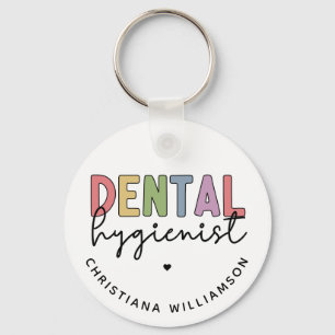 Individuelle Name Dental Hygienist RDH Geschenke Schlüsselanhänger