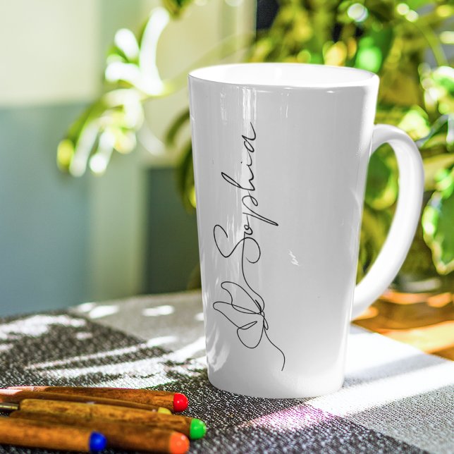 Individuelle Name der einfachen Black Butterfly Li Milchtasse (Von Creator hochgeladen)